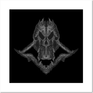 Devil Skull no.1 Posters and Art